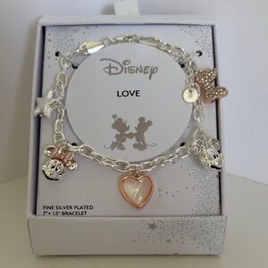 ☀️Disney Love Mickey and Minnie Charm Bracelet